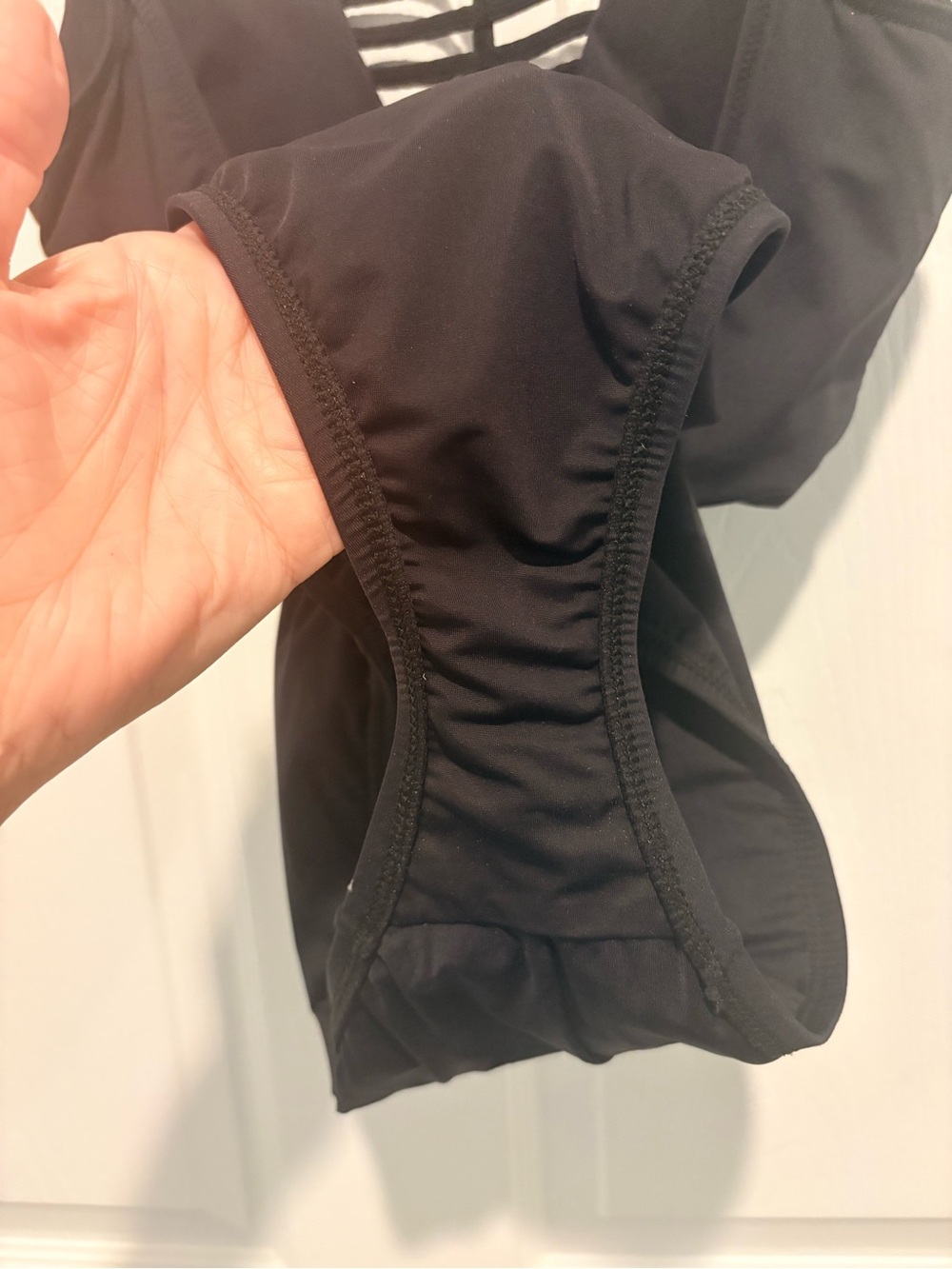 La Blanca Black Strappy One-Piece Swimsuit - Picture 5 of 5